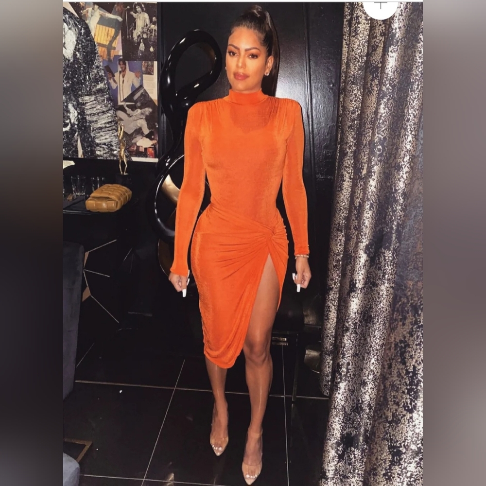 NWT Jluxlabel Orange Skirt